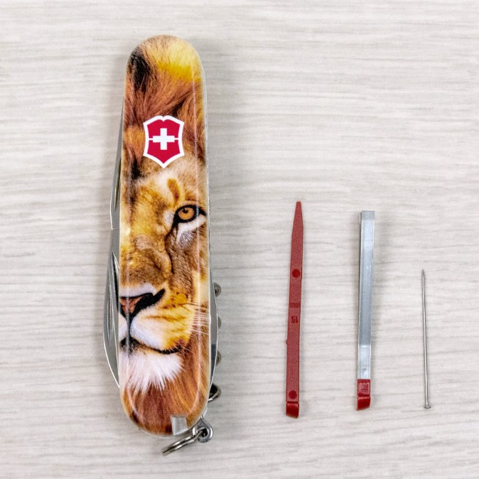 Складной нож Victorinox SPARTAN ANIMAL Лев 1.3603.7.F1010pw Фото 4